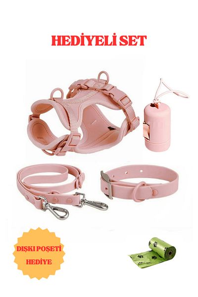 PAKEWAY Multifunctional 4-Piece Dog Collar Walker Set Waterproof Roll Stool Bag Is Gifted