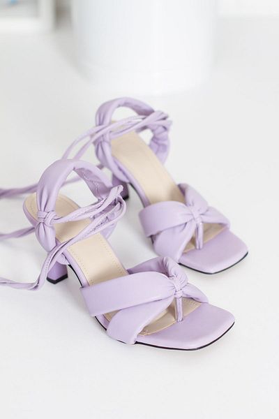 derithy Saulden Heeled Shoes-Lilac-Byc1704