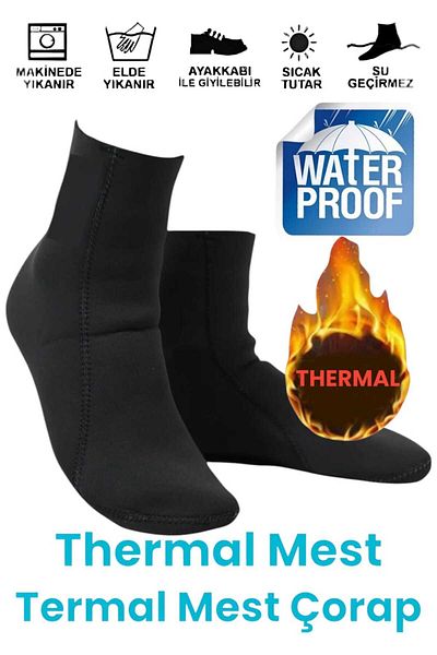 Tezzgelsin Θερμικές κάλτσες Unisex Αδιάβροχες και Αντιανεμικές Θερμικές Κάλτσες