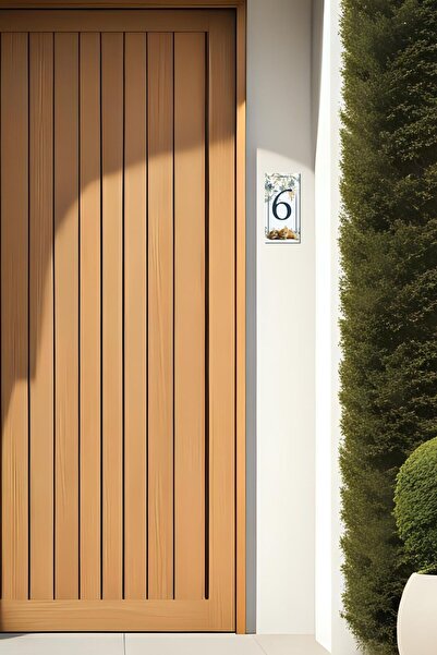 MODA CERO Fun Kitten Ceramic Door Number No:06