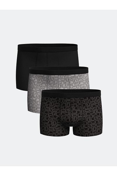 LC Waikiki Standard Fit Cotton Flexible Ανδρικό Boxer 3 τεμαχίων