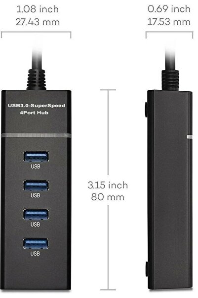 ACL Hadron Hdx7017 Usb 3.0 Çoklayıcı