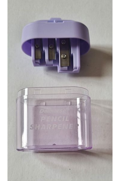 Modellino Pastel Color Trash Can Sharpener Dms-810 with 3 Different Sizes of Pencil Inputs - 1 Piece with Color Options