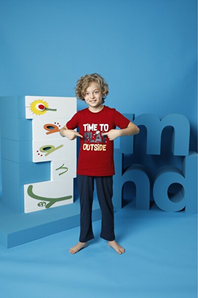 MODA Памучни и меки на допир удобни детски пижами