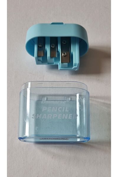 Modellino Pastel Color Trash Can Sharpener Dms-810 with 3 Different Sizes of Pencil Inputs - 1 Piece with Color Options
