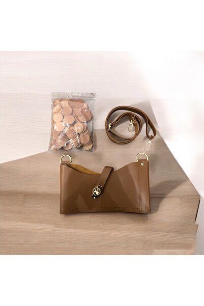 Yumuşakkeçe Koža Set sa šljokicama Torba