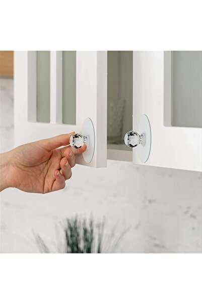 3B Trend Multi-Purpose Adhesive Crystal Holder Handle 4 Pieces