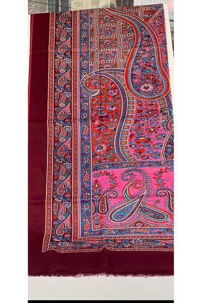 Safir Tuhafiye Βαμβακερό Ινδικό Σάλι 190 cm x 90 cm