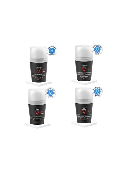 Vichy 4 Vichy 50ml Antiperspirant Roll-On for Men - Homme