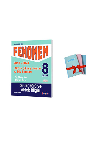 Fenomen Yayıncılık 8 DİN KÜLTÜRÜ  LGS Çıkmış Sorular Ve İkiz Soruları  (2018-...