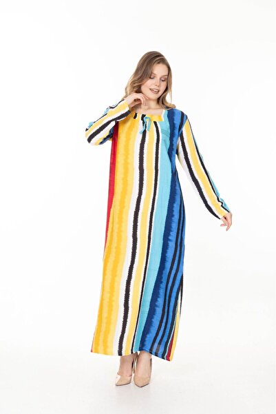 mervemoda Women's Long Sleeve Summer Dress