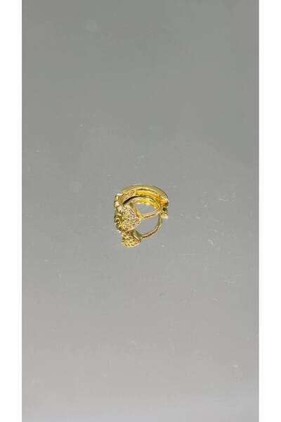 TattooLiva Cerrahi Çelik Paslanmaz Kararmaz Halka Tragus Helix Kulak Küpe Gol...