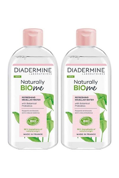 Diadermine Diadermine Refreshing Micellar - 400ml X 2 Pieces Perfect Makeup Remover Lotion + Makeup Sponge