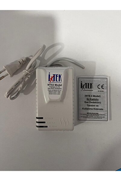 İTEK Alarmlı Gaz Dedektörü-(LNG/LPG Algılar) Gas Dedektor/Alarm