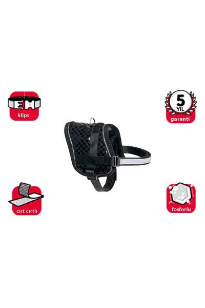 Karlie Reflective Chest Collar Xs 26-35cm Black