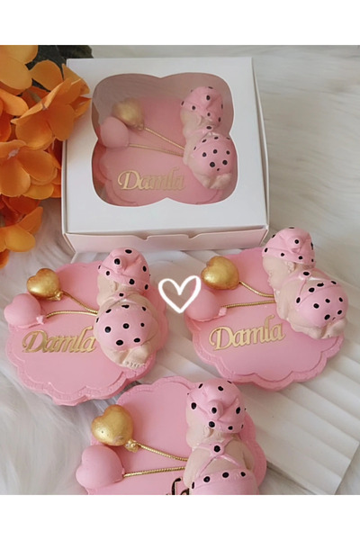 Nes Stylee uyuyan bebek kutulu magnet 10 adet