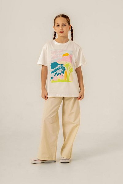 HAUSEkids 9-14 Years Old Mussness Girl's Trousers Set -Latte