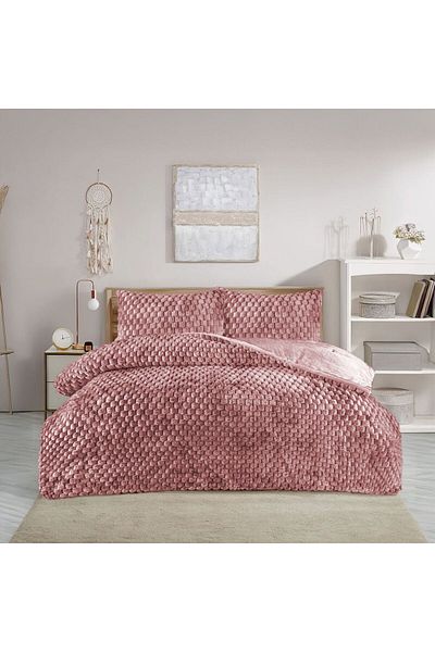 Bikaya Home Winter Tale Double Quilt Set, Rabbit Feather Quilt Set, 195X215 cm