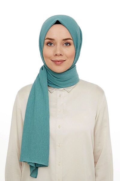 İLKYAZ Levidor Mio Jazz Shawl - Πράσινο Νείλο