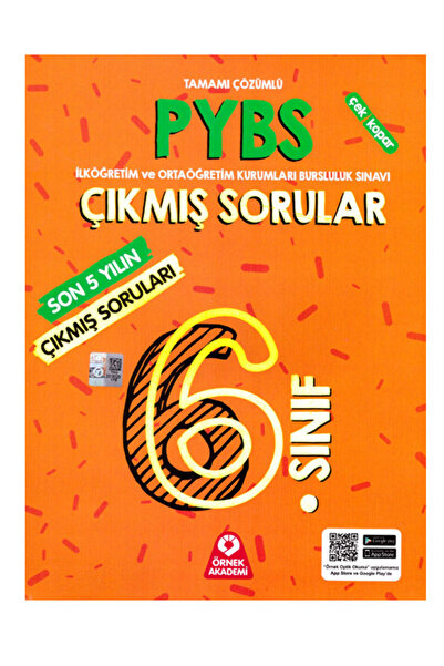 Editör Yayınevi 2025 Örnek Akademi 6.Sınıf Bursluluk Sınavı Çıkmış Sorular