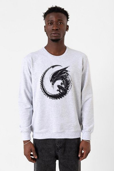 Tshirthane Ανδρικό φούτερ Allien Xenomorph Karmelange 2ip