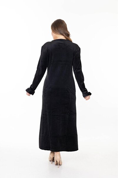 mervemoda Women's Winter Velvet Dress