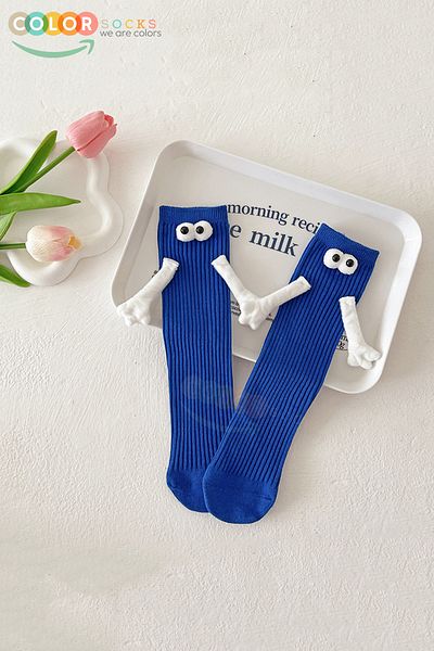 Color Socks 1 чифт тъмносини магнитни чорапи, държащи се за ръце (унисекс)