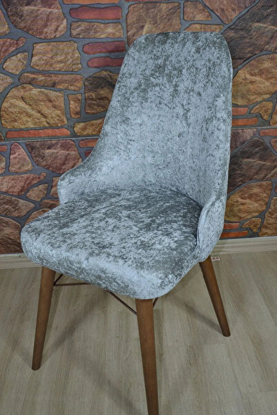 kılıfteks Chair Cover with Sleeves in Velvet Fabric