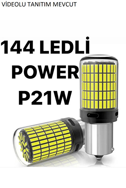 Vlotho P21w Ba15s 1156 144 Ledli Ultra Parlak Geri Vites Park Ampül Tek Duy B...