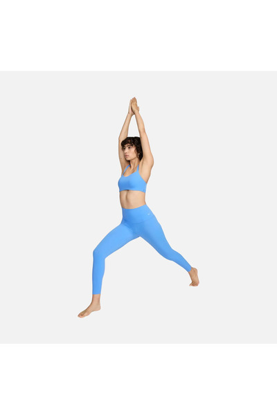 Nike Dri-Fit Zenvy Gentle-Support InfinaSoft High-Waisted 7/8 Training Mavi Kadın Tayt