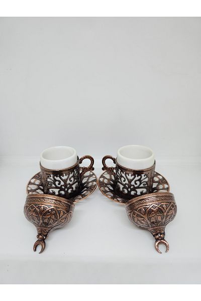 Carlito Turkish Coffee Cup for 2 People (Copper)