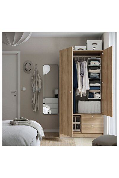 IKEA gardırop, meşe görünümlü