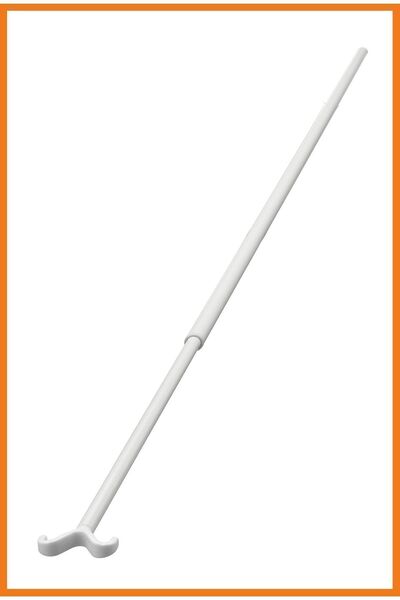 Alony Home ستائر ريكتيج رولر سحب الحد الأدنى 73 سم والحد الأقصى 133 سم أبيض