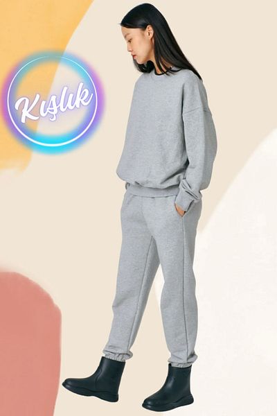 BSBSPOR Φούτερ Summer Loose Fit Μαύρο Γκρι