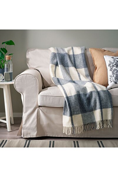 IKEA örtü, tv battaniyesi, % yün, 130x170 cm