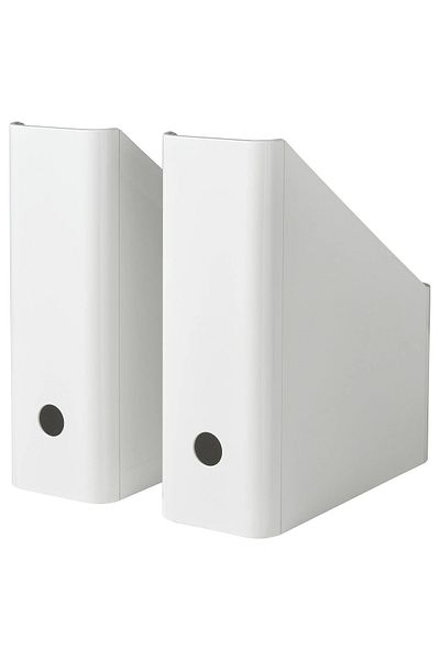 IKEA Eshlee KUGGIS white file 2 pcs