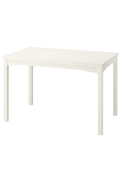 IKEA mutfak masası, beyaz, 118x74 cm, 4 kişilik