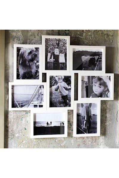 IKEA Vaxbo Multiple White Collage Photo Picture Frame 8 Pieces 13x18 Cm White