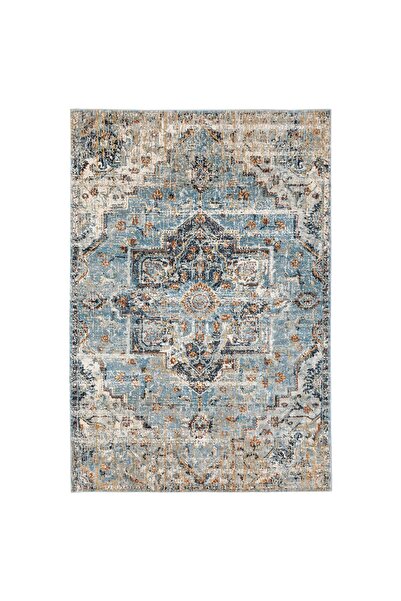 IKEA Eskitme Halı Çok Renkli 160x235 cm Mavi Yeşil