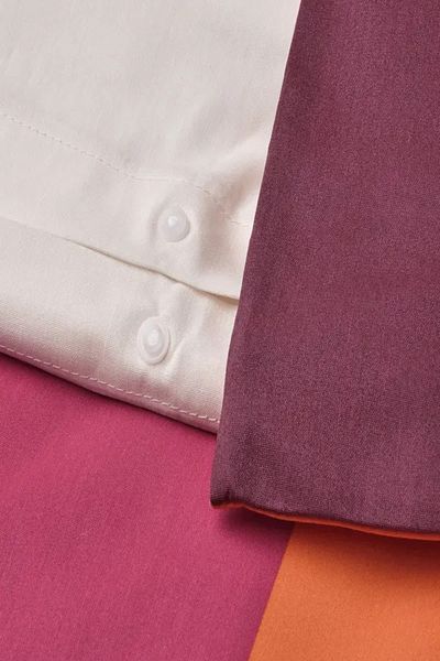 IKEA Ikea Brunkrissla Double Duvet Cover Set, Pink, 240X220/50X60 cm