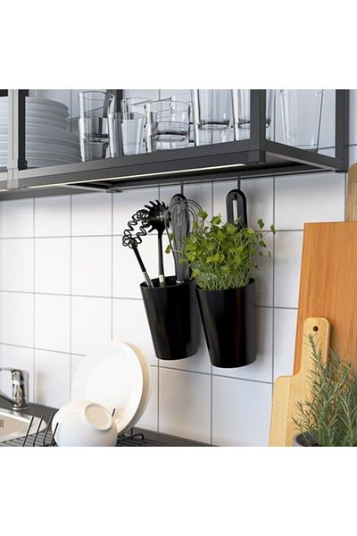 IKEA Enhet, Open Shelf Unit, 60x30x75 Cm, Anthracite