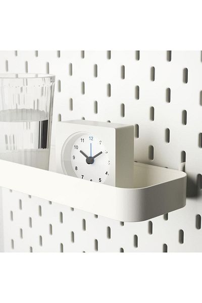 IKEA Skadis Steel Shelf Board Piece - 28 cm Width, 9 cm Depth, Height: 3 cm