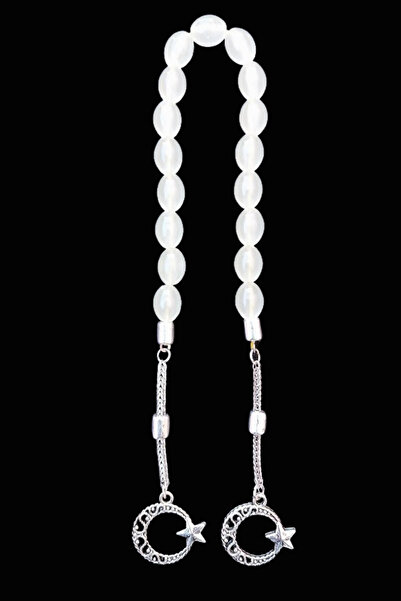 SEVENSLEEPERS Kedi Gözü Zaza Tesbih,Fosforlu karanlıkta parlayan 17li metal A...