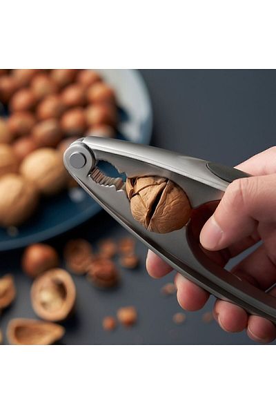 IKEA Black Nickel Plated Walnut and Hazelnut Cracker