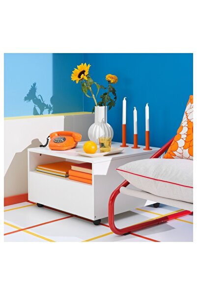 IKEA GARNANAS orta sehpa, beyaz, 65x65 cm