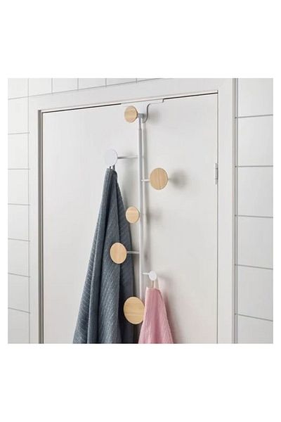 IKEA 99X28 cm White-Birch Meridiandukkan Door Hanger - Bathroom and Storage Organizer