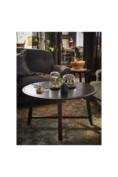 IKEA Orta Sehpa, Kayın Ağacı, Yükseklik: 48 cm  Çap: 90 cm