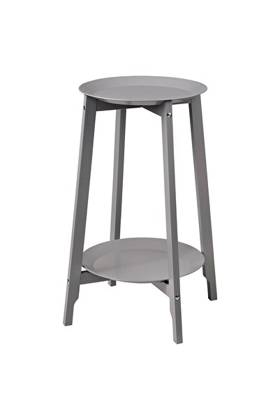 IKEA Çıkarılabilir tepsili çiçeklik, beyaz-gri, 71 cm