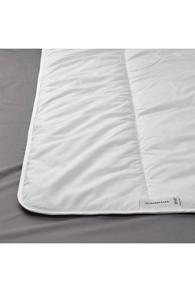 IKEA Single White Stjarnbracka Warm Quilt 150x200cm