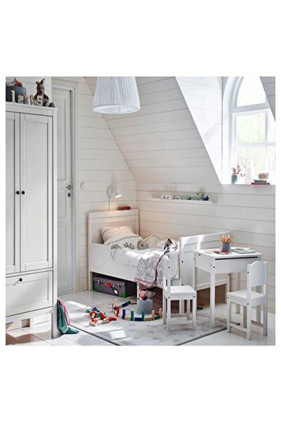 IKEA uzayabilen çocuk karyolası, beyaz, 80x200 cm